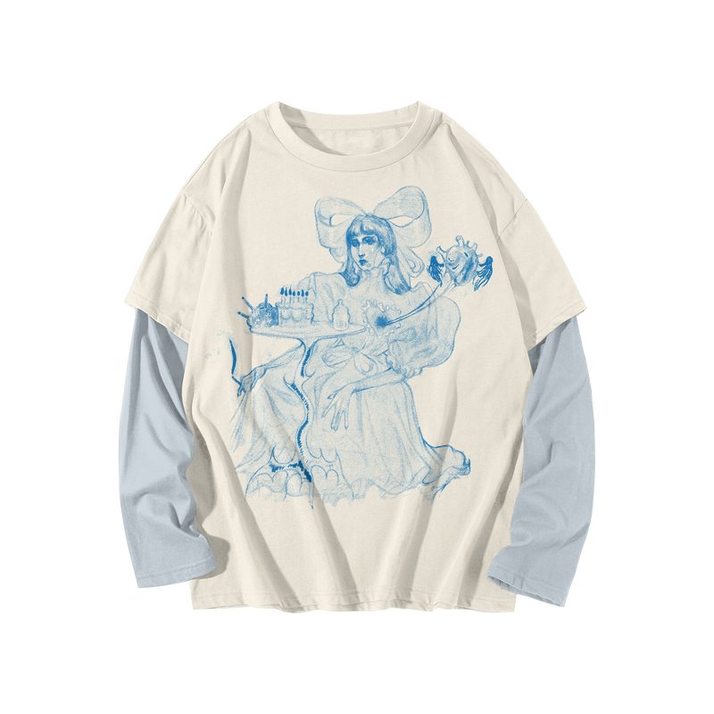 Cake 2 in 1 Long Sleeve T-Shirt | Melanie Martinez Official Store